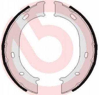 Гальмівні колодки ручного гальма BREMBO S50511 (фото 1)