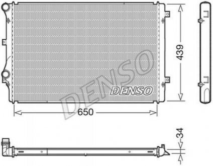 CH£ODNICA SILNIKA AUDI VW SKODA DENSO DRM32041