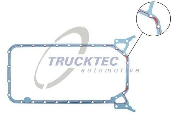 Прокладка масляного піддону TRUCKTEC 0210100 (фото 1)