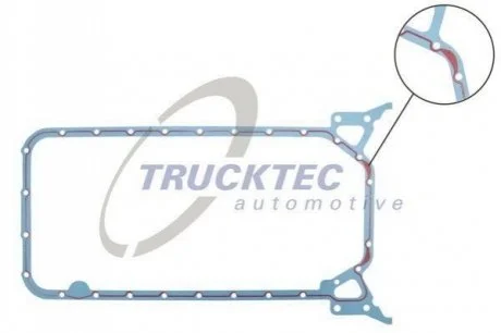 Прокладка масляного піддону TRUCKTEC 0210100