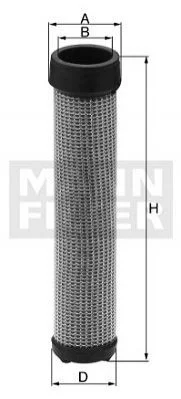 Фільтр додаткового повітря MANN CF1140 (фото 1)