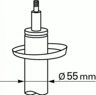 Амортизатор передній SACHS 311852