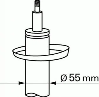 Амортизатор передній SACHS 311852