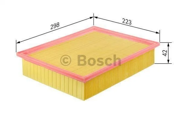 Фільтр повітряний BOSCH 1457433079 (фото 1)
