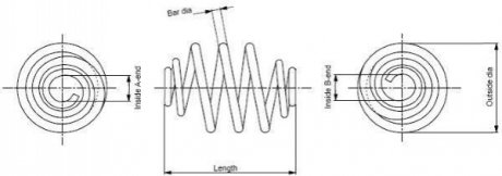 Фото 1 - пружина підвіски MONROE SP2929 Пружина підвіски MONROE SP2929 (фото 1)