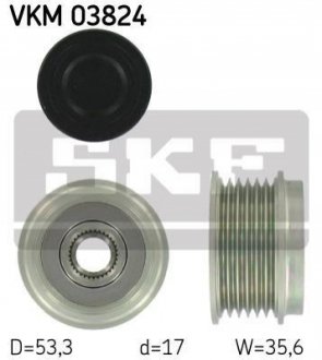 Шків генератора SKF VKM03824