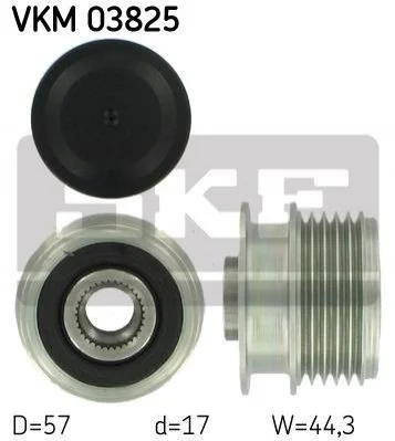 Шків генератора SKF VKM03825 (фото 1)