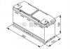 Акумулятор BOSCH 0092S60150 (фото 2)