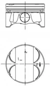 Поршень KOLBENSCHMIDT 40085620