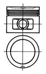 Поршень KOLBENSCHMIDT 92776600 (фото 1)