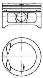 Поршень KOLBENSCHMIDT 97363620