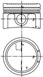 Поршень KOLBENSCHMIDT 99933620