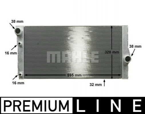 Радіатор охолодження MAHLE / KNECHT CR1147000P (фото 1)