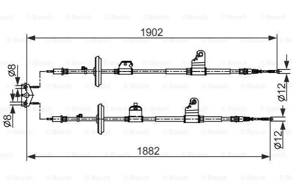Автозапчасть BOSCH 1987482562 (фото 1)