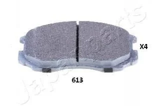 Гальмівні колодки, дискове гальмо (набір) JAPANPARTS PA613AF (фото 1)