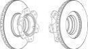 Гальмівний диск FERODO FCR209A