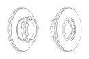 Гальмівний диск FERODO FCR215A