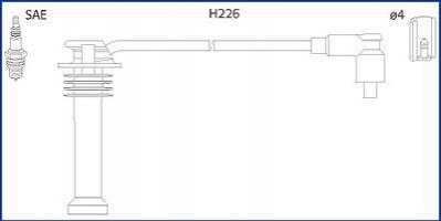 Дроти запалення, набір HITACHI 134672