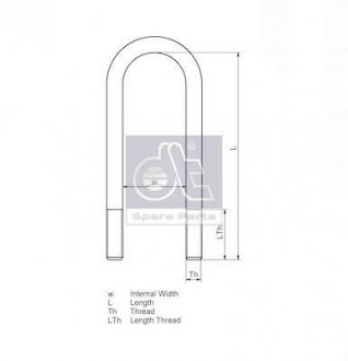 Стремянка рессоры DT 611117