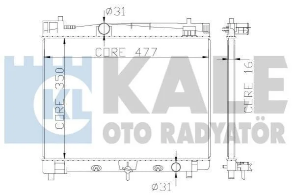 Теплообмінник KALE 342210 (фото 1)