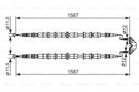 Автозапчастина BOSCH 1987482537