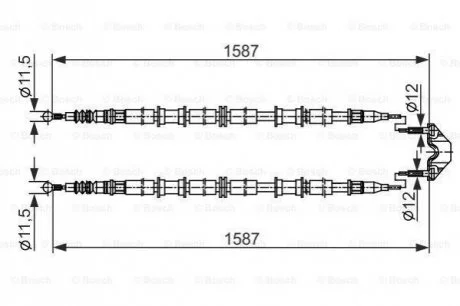 Автозапчасть BOSCH 1987482537