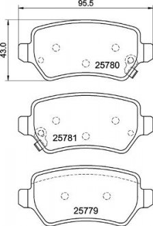 Гальмівні колодки дискові BREMBO P30120