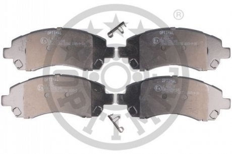 KLOCKI HAMULCOWE SUBARU IMPREZA COUPE (GFC), IMPREZA ESTATE (GF), IMPREZA ESTATE (GG), IMPRE 92-06 PRZOD SZT OPTIMAL BP10200