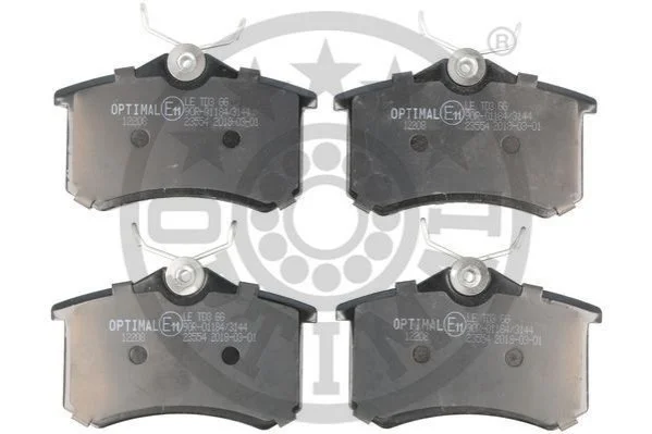 KLOCKI HAMULCOWE AUDI A4 (8E2, B6), A4 (8EC, B7), A4 AVANT (8E5, B6), A4 AVANT (8E 97-15 TYL SZT OPTIMAL BP12208 (фото 1)