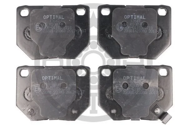 KLOCKI HAMULCOWE SUBARU IMPREZA ESTATE (GG),HATCHBACK (GR, GH, G3), SALOON (GD) 00-13 TYL SZT OPTIMAL BP12647 (фото 1)