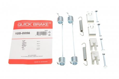 Комплект пружинок колодок стояночного гальма QUICK BRAKE 1050056