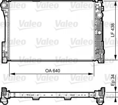 Радіатор, охолодження двигуна VALEO 735292 (фото 1)