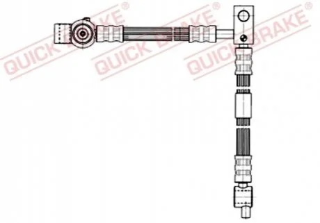 Шланг гальмівний QUICK BRAKE 59995