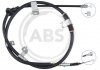 Трос ручного гальма зад. ASX/4008/C4 Aircross 10- Пр. (диск) (1780/1604) A.B.S. K17636 (фото 1)