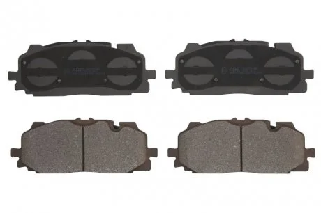 Комплект гальмівних колодок передн, AUDI A3, A4 ALLROAD B9, A4 B9, A5, A6 ALLROAD C8, A6 C8, A7, A8 D5, E-TRON, Q3, Q5, Q7, Q8, Q8 E-TRON BENTLEY BENTAYGA VW TOUAREG 1.4-Electric 01.15- ABE C1A059ABE