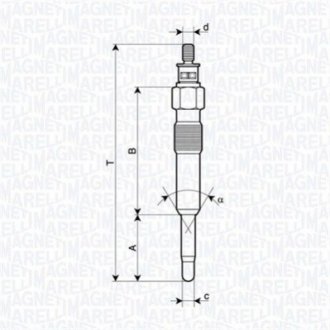 Glow Plug MAGNETI MARELLI 062900126304