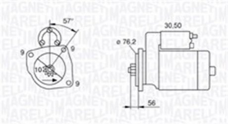 Стартер MAGNETI MARELLI 063720801010