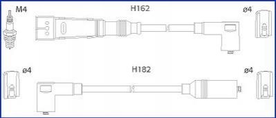 Комплект электропроводки HITACHI 134704