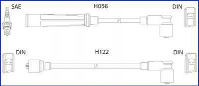 Дроти запалення, набір HITACHI 134474