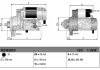 Стартер (12В, 1,1кВт, новий із заставою) MERCEDES C (C204), C (CL203), C T-MODEL (S203), C T-MODEL (S204), C (W203), C (W204), CLC (CL203), CLK (A209), CLK (C209), E (A207), E (C207) 1.6-5.5 05.02- DENSO DSN3010 (фото 1)