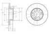 Гальмівні(тормозні) диски DELPHI BG2257 (фото 1)