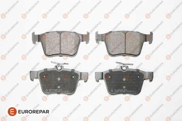 Колодки гальмівні (задні) Audi A3/VW Golf 12-/Touran/Passat B8 14-/Skoda Karoq 17-/Octavia 20- EUROREPAR 1639369480 (фото 1)