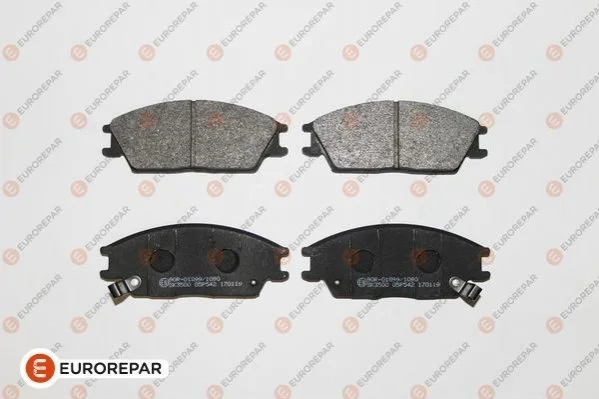 Колодки гальмівні (передні) Hyundai Accent I/II 89-06/Getz 02-11 (Akebono) EUROREPAR 1617284380 (фото 1)