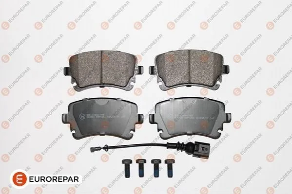 Колодки гальмівні (задні) VW T5/Multivan V 03-15 (+датчик) EUROREPAR 1623061680 (фото 1)