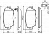 Колодки гальмівні (передні) Subaru Justy 03- BOSCH 0986495485 (фото 1)