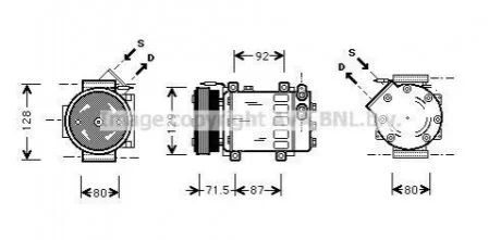 Компресор кондиціонера AVA COOLING RTAK281