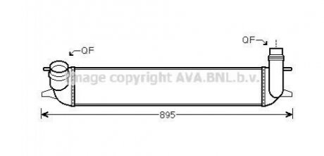 Інтеркулер RENAULT LAGUNA (2008) 2.0 DCI (AVA) AVA COOLING RTA4462