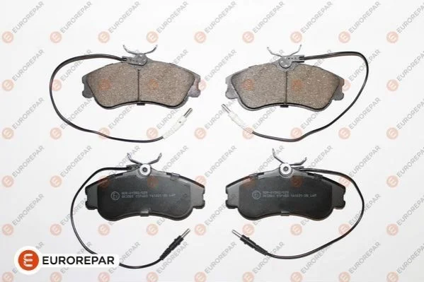 Колодки гальмівні (передні) Citroen Berlingo 96-11/Xsara/Peugeot 306 93-05/Partner 96-15 (+датчики) EUROREPAR 1617254480 (фото 1)