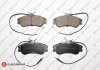 Колодки гальмівні (передні) Citroen Berlingo 96-11/Xsara/Peugeot 306 93-05/Partner 96-15 (+датчики) EUROREPAR 1617254480 (фото 1)