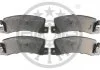 Колодки гальмівні (задні) Toyota Camry 86-01/Avensis 97-03/Carina 87-97/Lexus RX 98-03/ES 89-01 OPTIMAL BP09807 (фото 1)